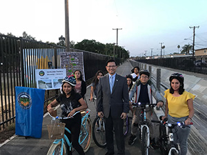 Andrew Do - 2018-10-23 - Santa Ana Gardens Bikeway Lighting Ceremony - Jerome Park (1)