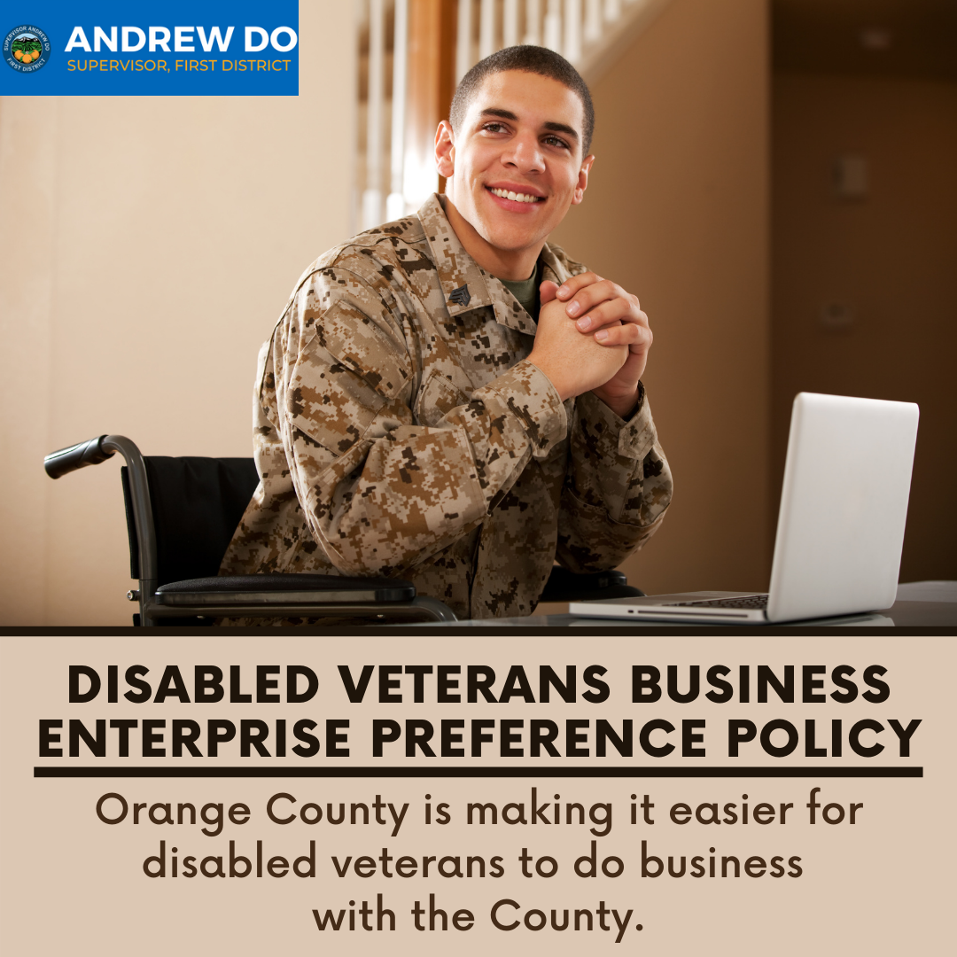  Disabled Veterans Business Enterprise Preference Policy