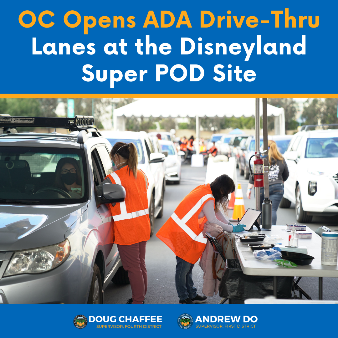 ADA Lanes at Disney Super POD Site