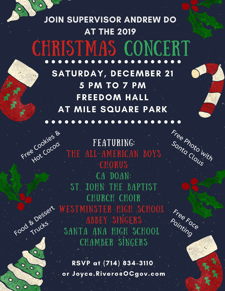 2019 Christmas Concert at Mile Square Park